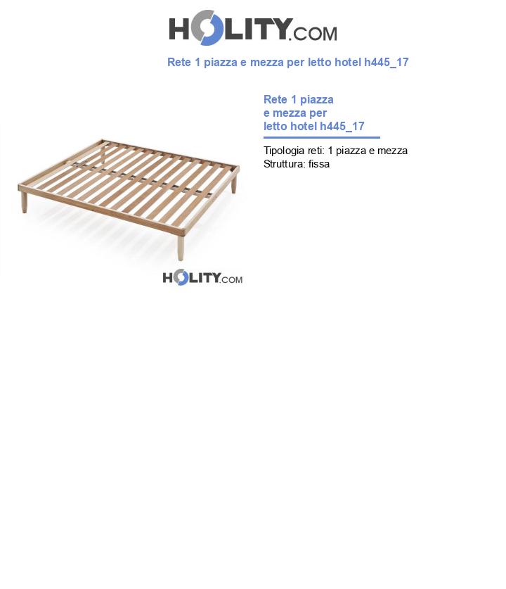 Rete 1 piazza e mezza per letto hotel h445_17