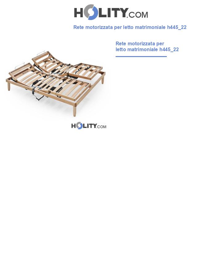 Rete motorizzata per letto matrimoniale h445_22