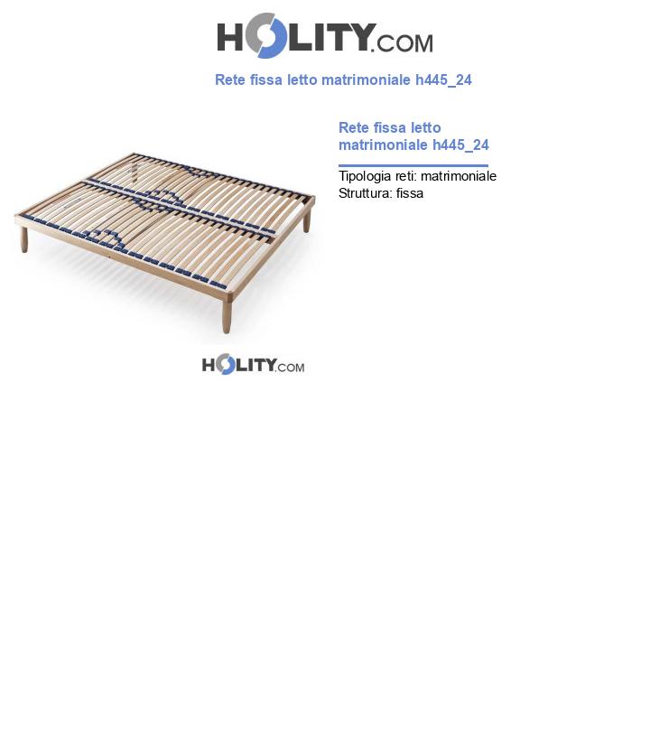 Rete fissa letto matrimoniale h445_24