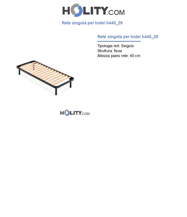 Rete singola per hotel h445_29