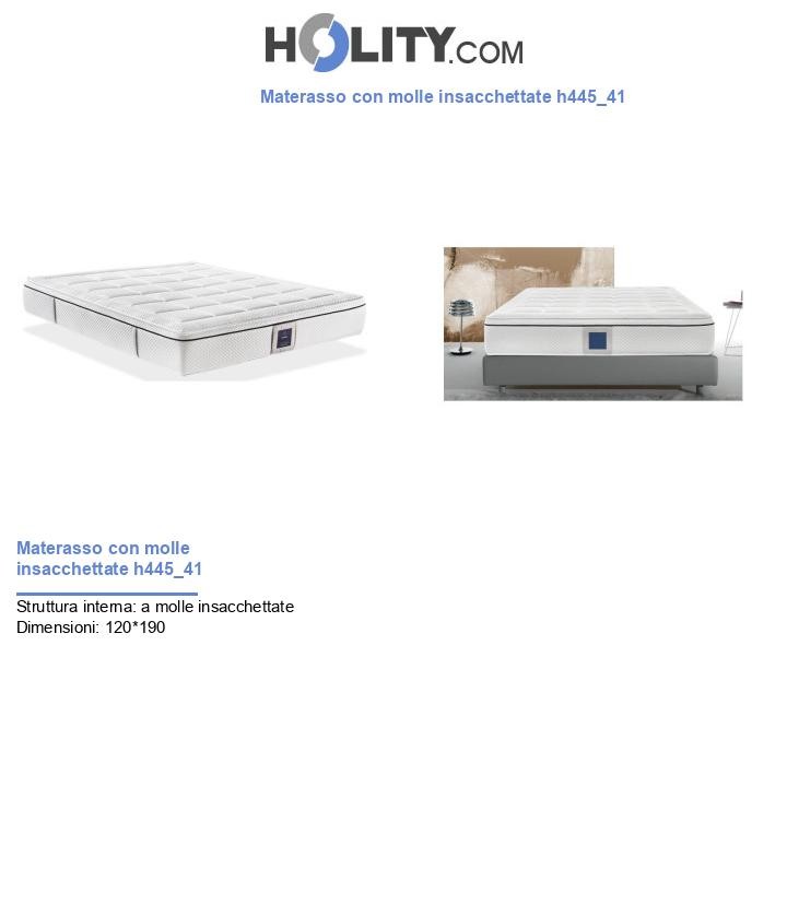 Materasso con molle insacchettate h445_41