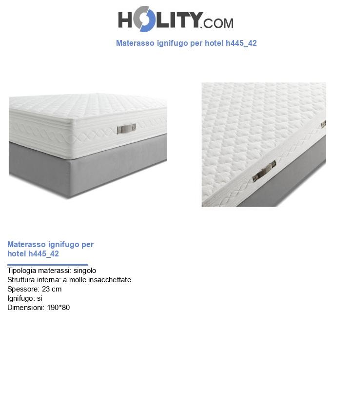Materasso ignifugo per hotel h445_42