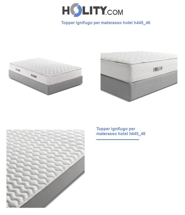 Topper ignifugo per materasso hotel h445_46