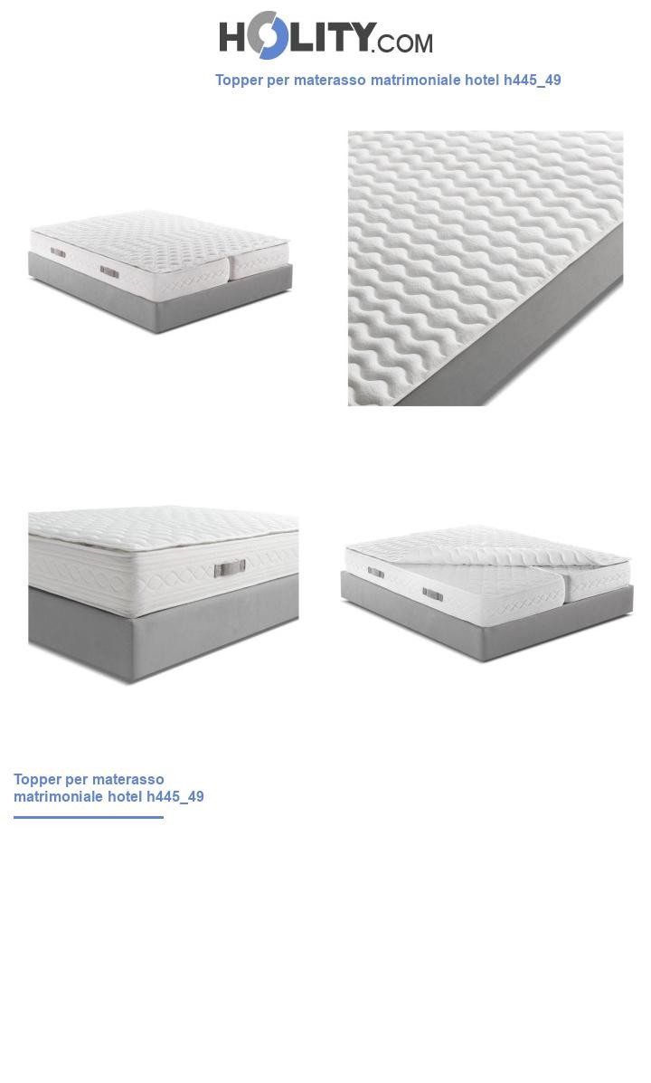 Topper per materasso matrimoniale hotel h445_49