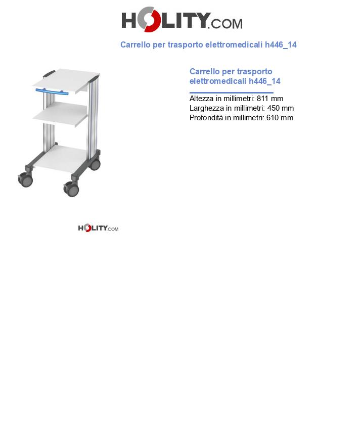 Carrello per trasporto elettromedicali h446_14
