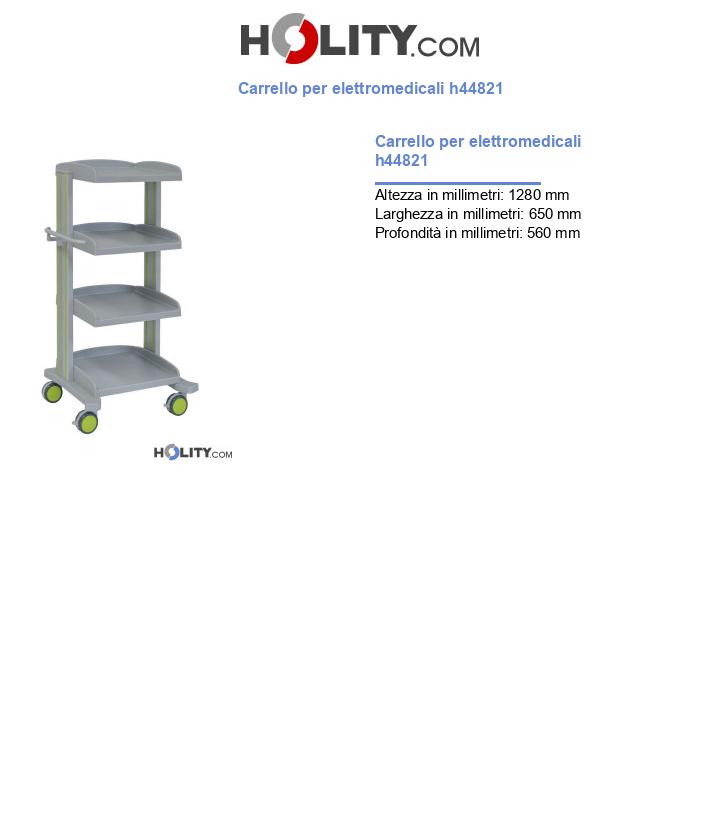Carrello per elettromedicali h44821