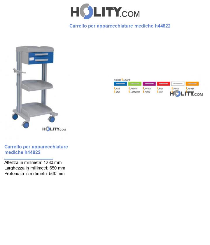 Carrello per apparecchiature mediche h44822