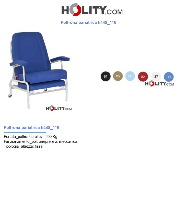 Poltrona bariatrica h448_116