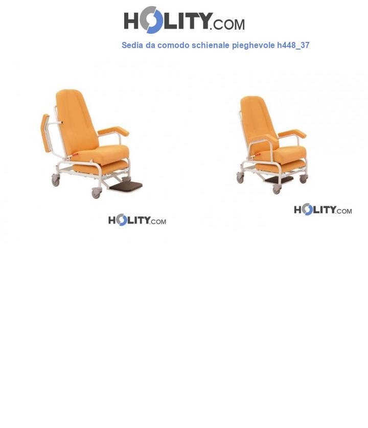Sedia da comodo schienale pieghevole h448_37