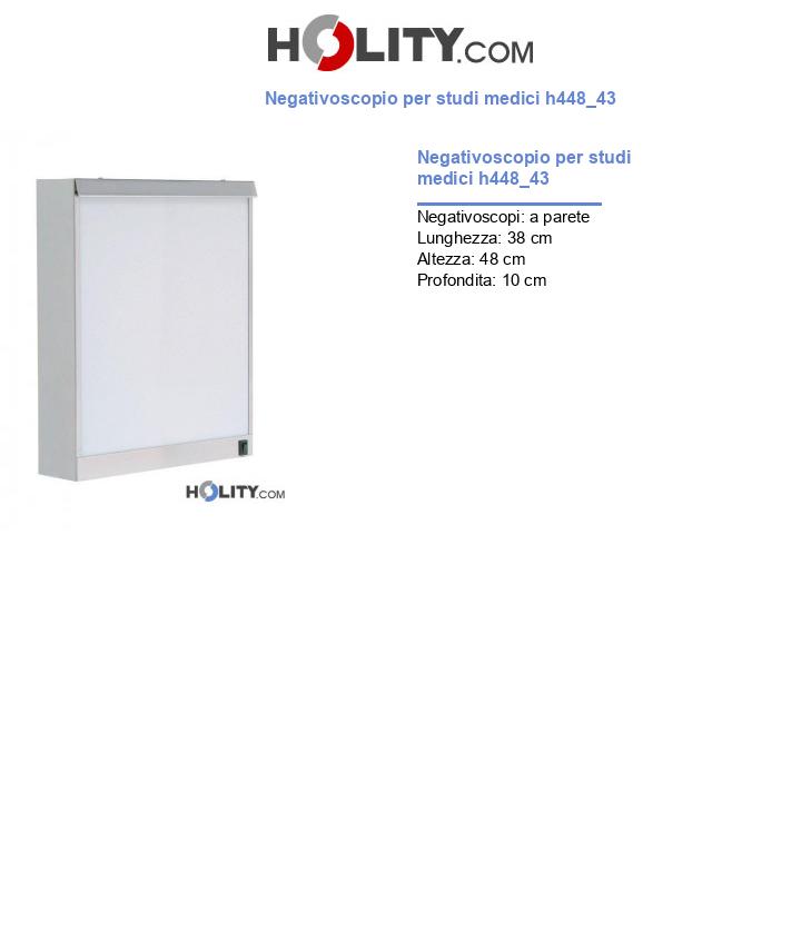 Negativoscopio per studi medici h448_43