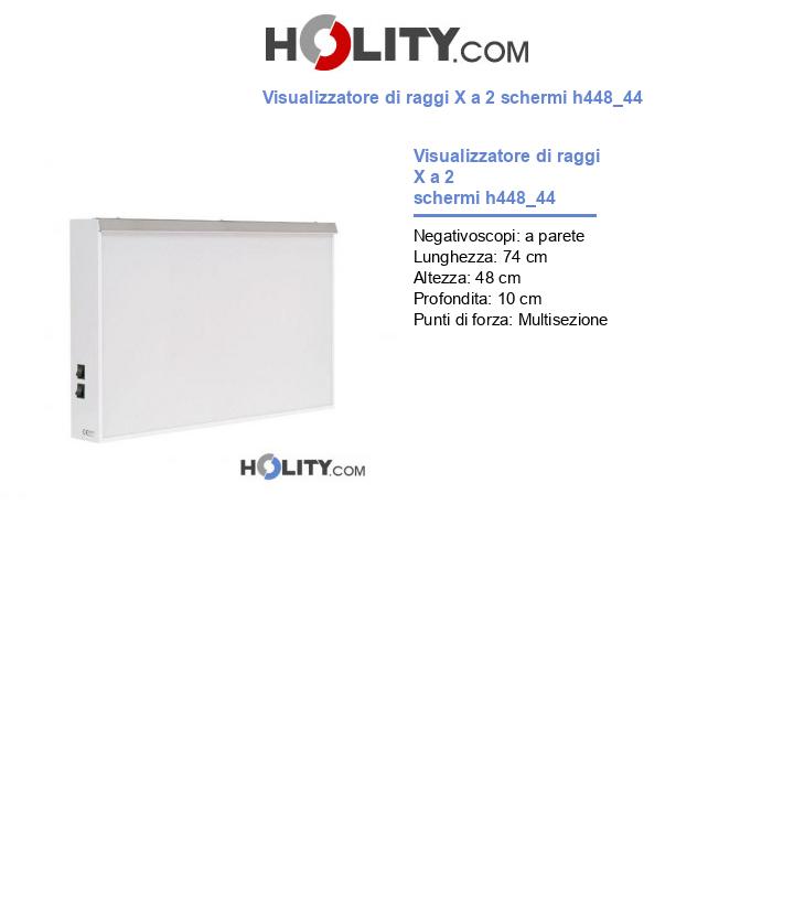Visualizzatore di raggi X a 2 schermi h448_44