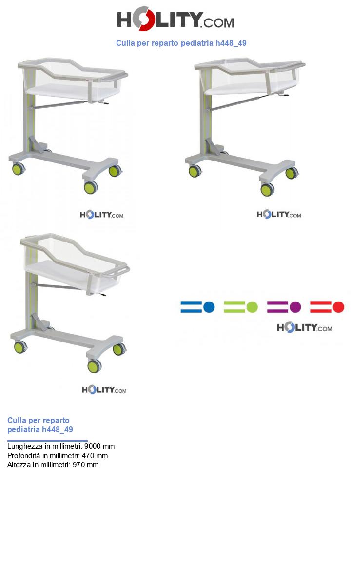 Culla per reparto pediatria h448_49