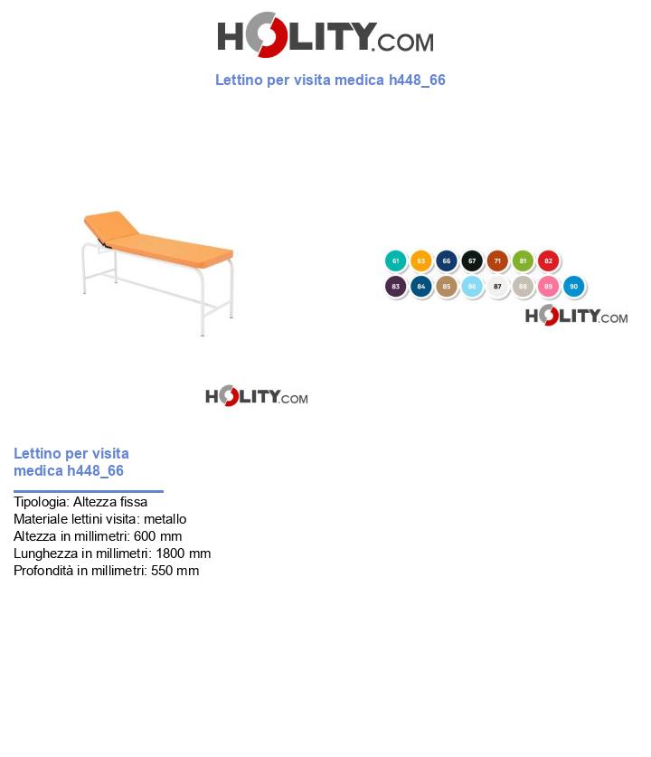Lettino per visita medica h448_66