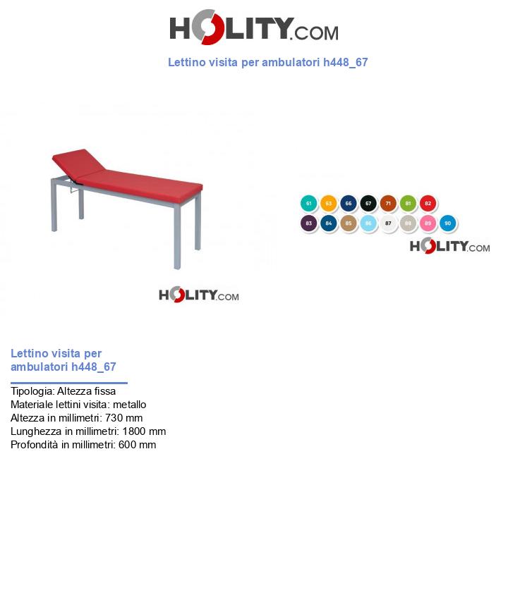 Lettino visita per ambulatori h448_67