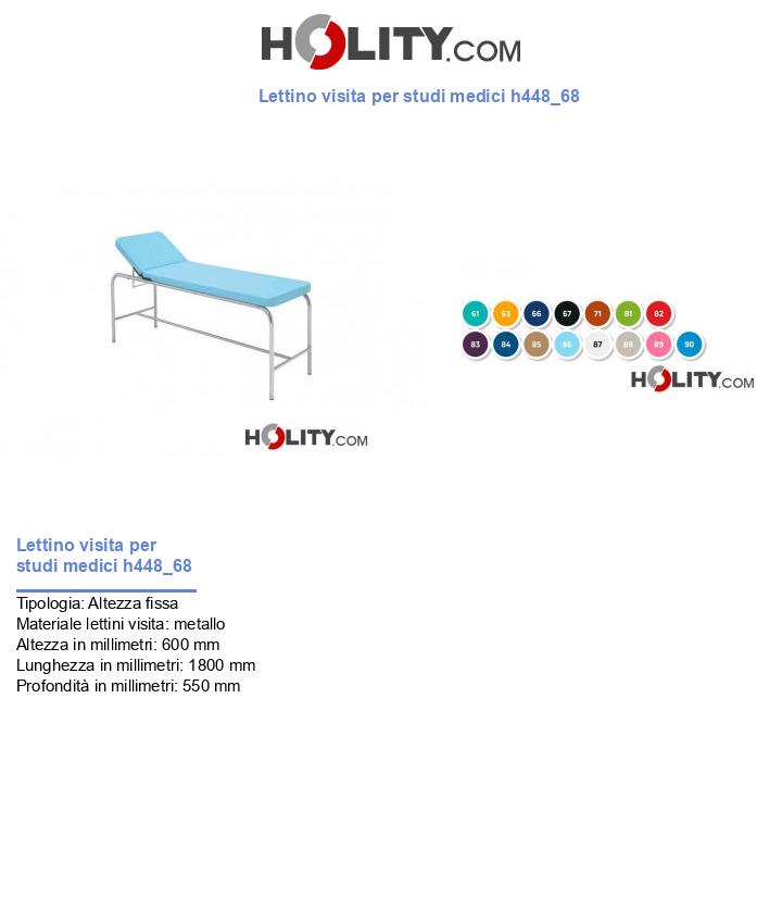 Lettino visita per studi medici h448_68