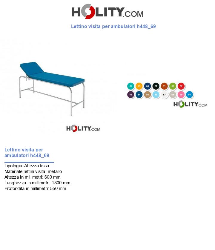 Lettino visita per ambulatori h448_69