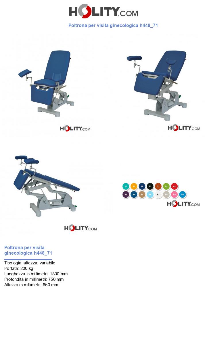 Poltrona per visita ginecologica h448_71