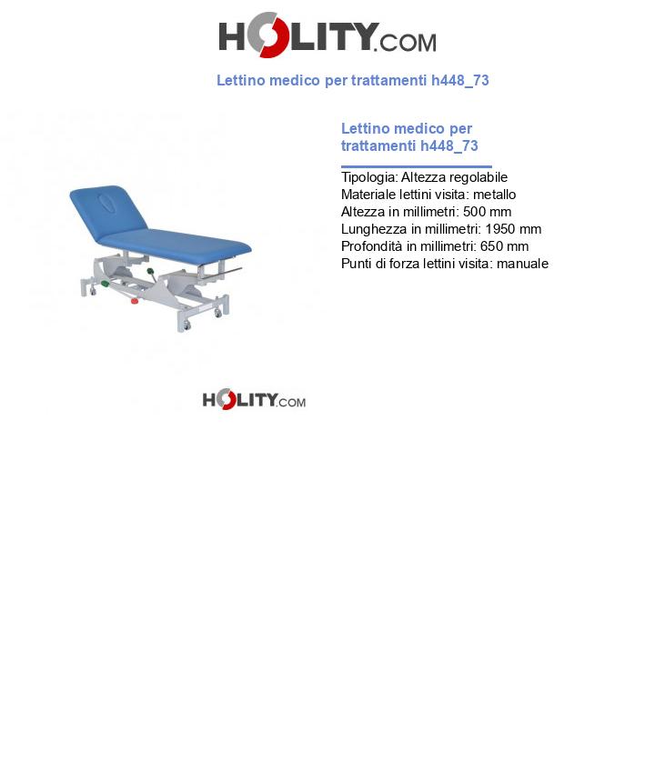 Lettino medico per trattamenti h448_73