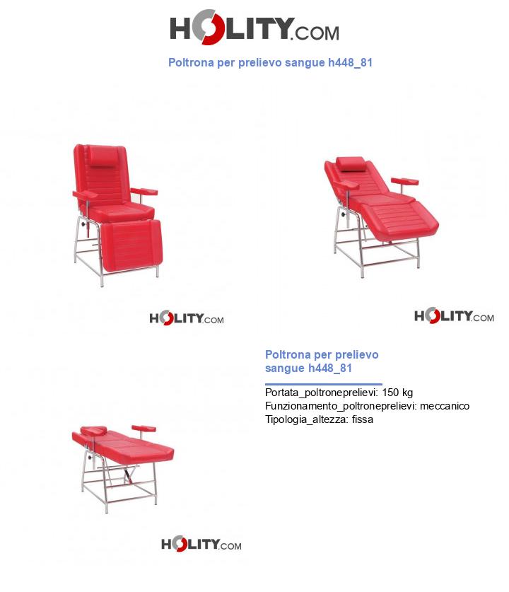 Poltrona per prelievo sangue h448_81