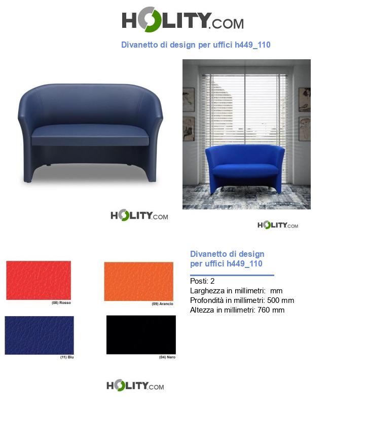 Divanetto di design per uffici h449_110