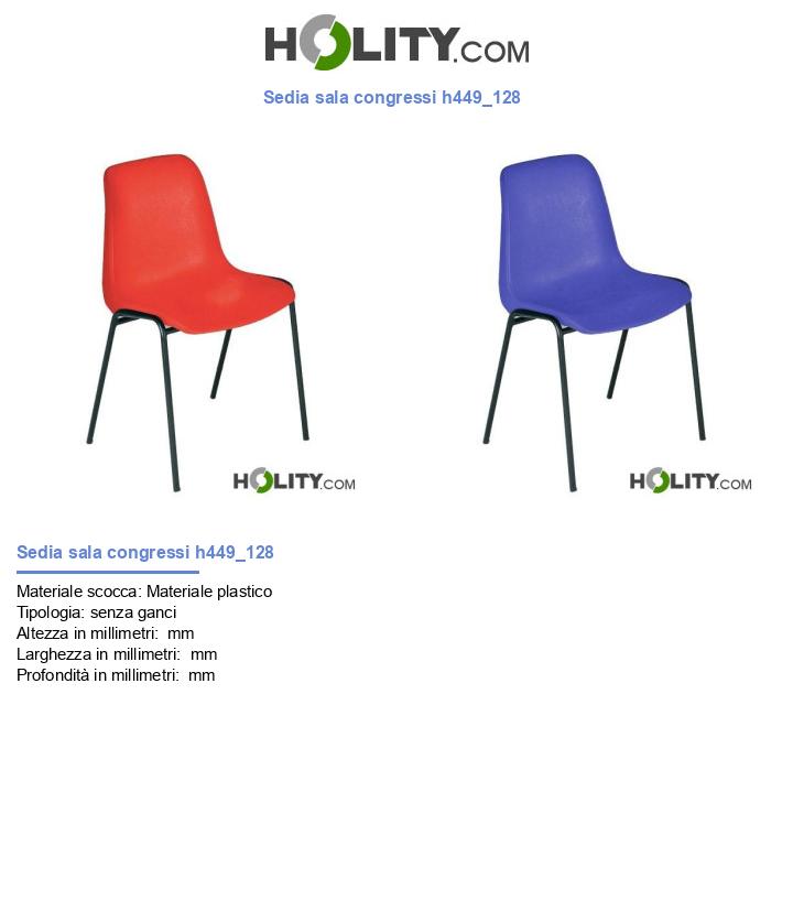 Sedia sala congressi h449_128