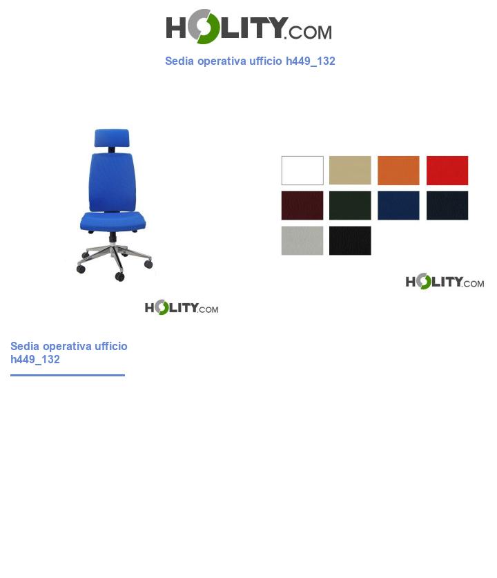 Sedia operativa ufficio h449_132