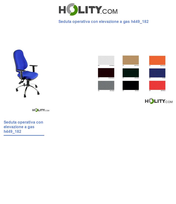 Seduta operativa con elevazione a gas h449_182