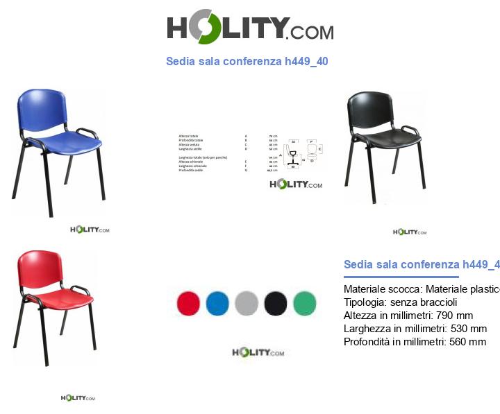 Sedia sala conferenza h449_40