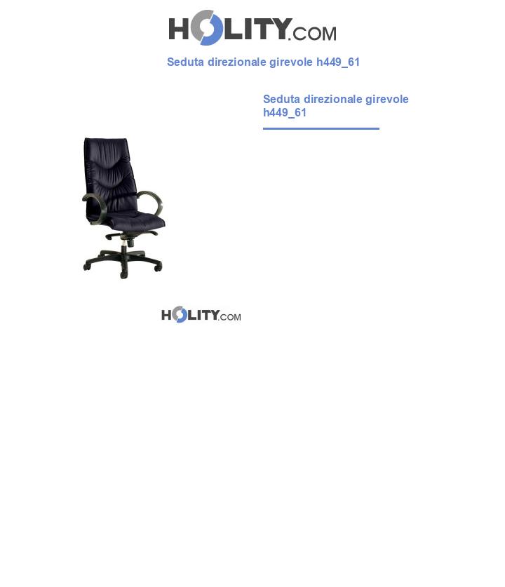 Seduta direzionale girevole h449_61