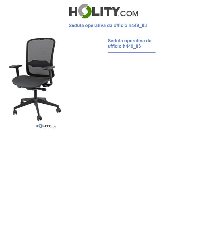 Seduta operativa da ufficio h449_83