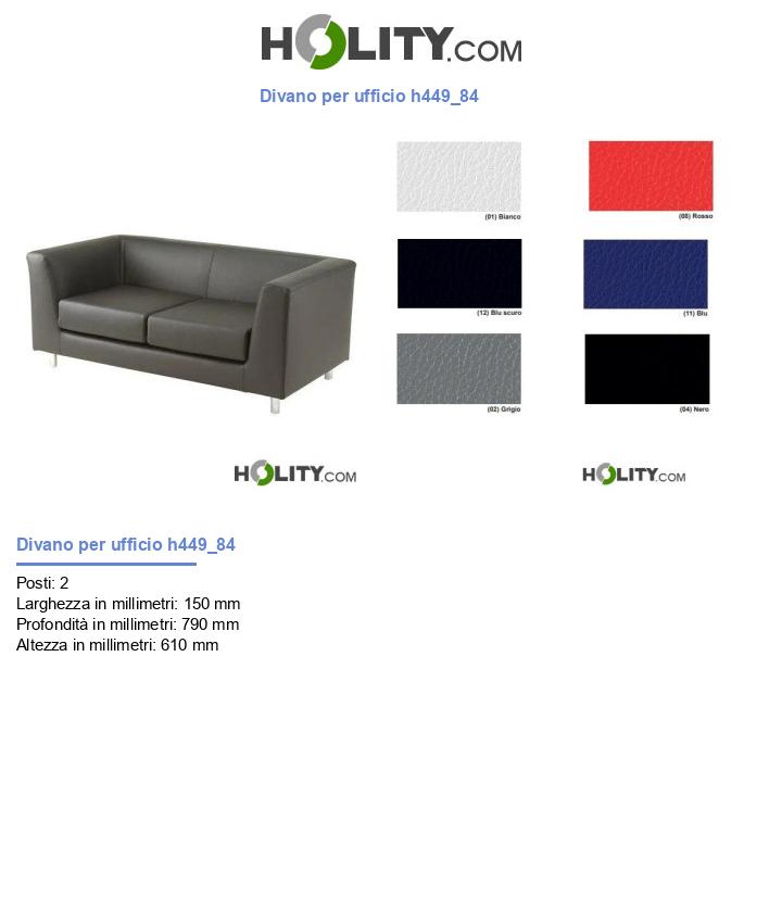 Divano per ufficio h449_84