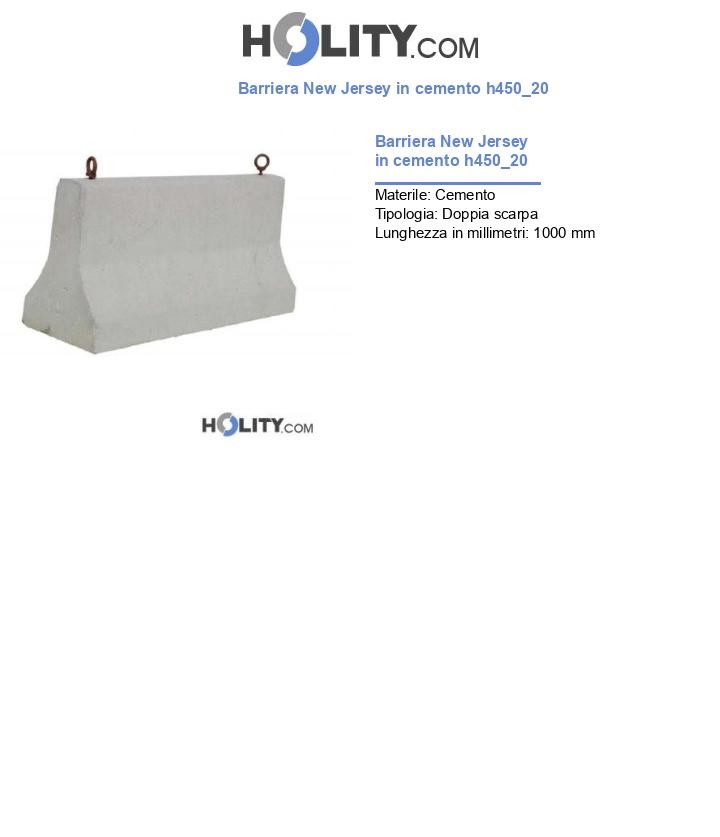 Barriera New Jersey in cemento h450_20