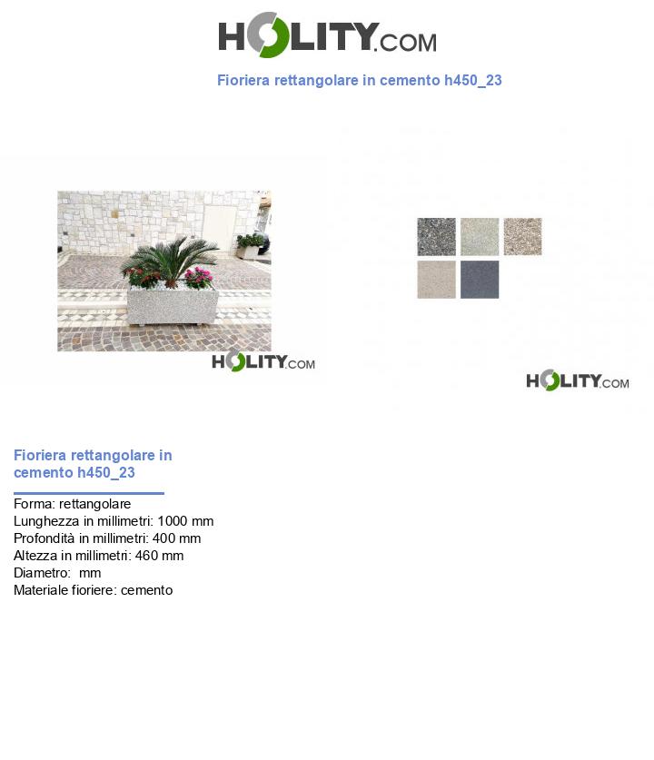 Fioriera rettangolare in cemento h450_23