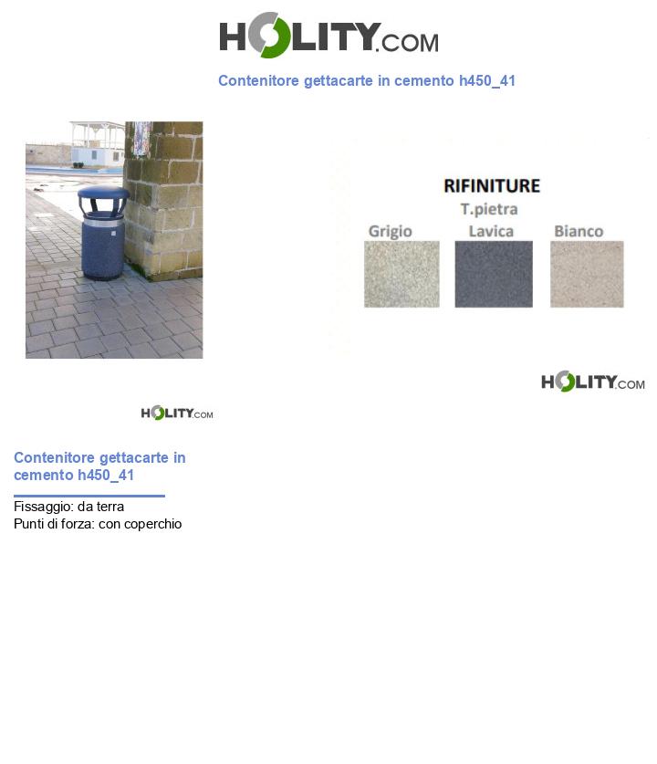 Contenitore gettacarte in cemento h450_41