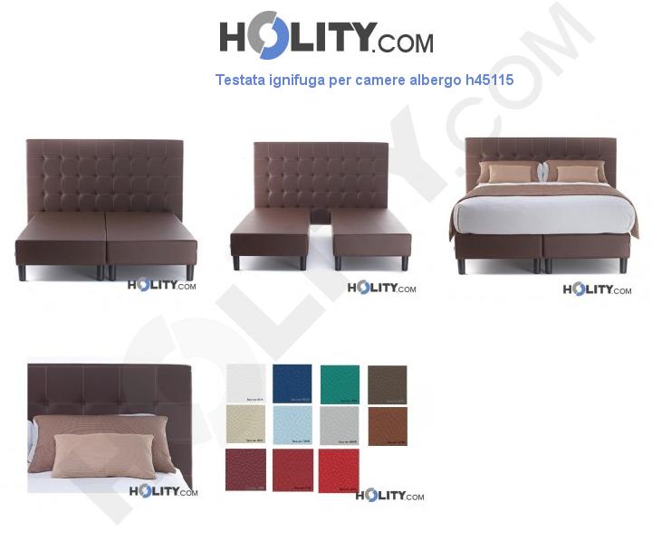 Testata ignifuga per camere albergo h45115
