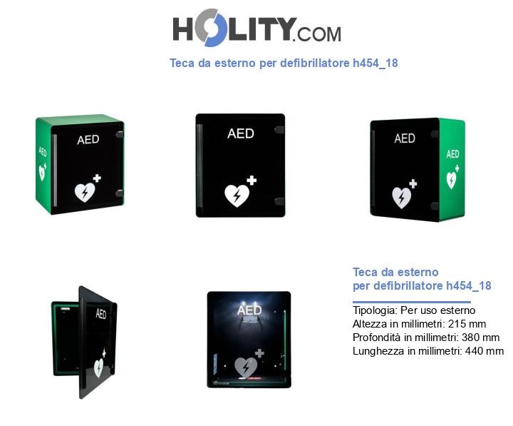 Teca da esterno per defibrillatore h454_18