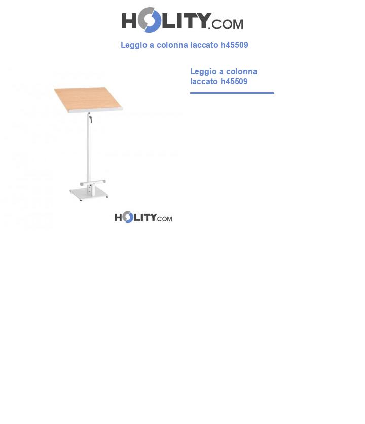 Leggio a colonna laccato h45509