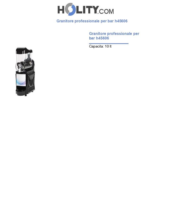 Granitore professionale per bar h45606