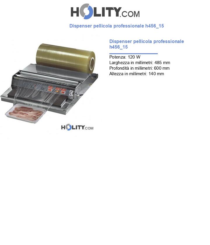 Dispenser pellicola professionale h456_15
