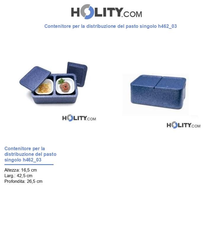 Contenitore per la distribuzione del pasto singolo h462_03