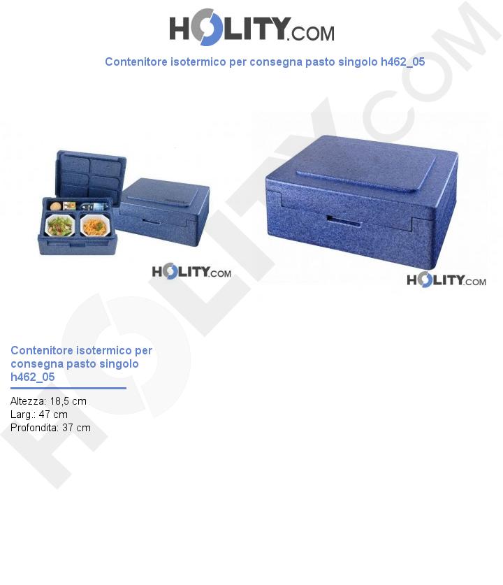 Contenitore isotermico per consegna pasto singolo h462_05