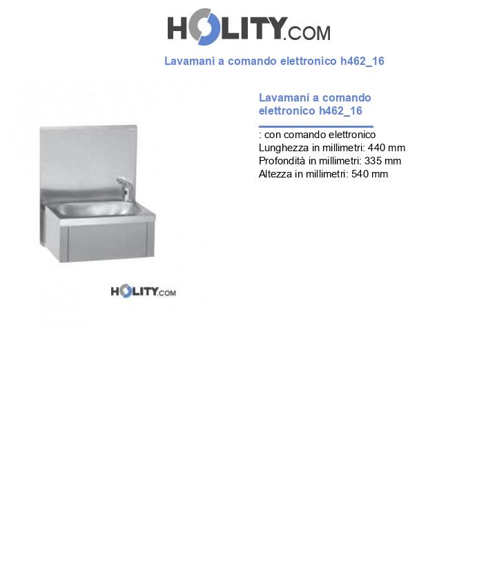 Lavamani a comando elettronico h462_16