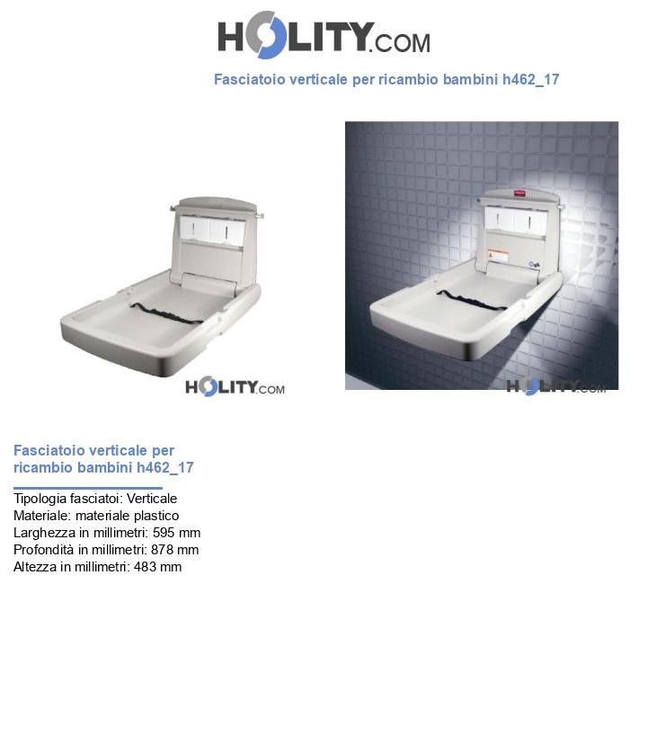Fasciatoio verticale per ricambio bambini h462_17