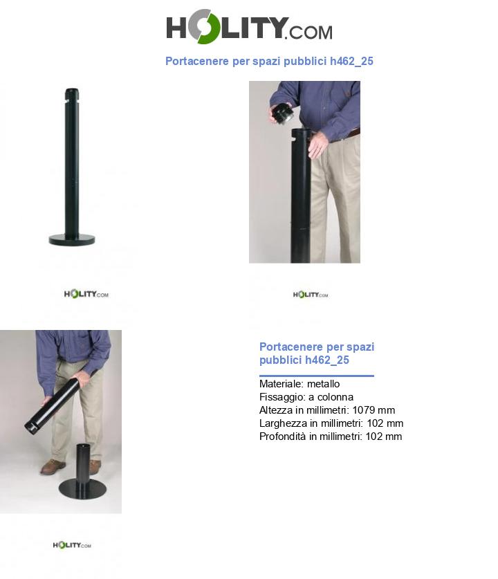 Portacenere per spazi pubblici h462_25