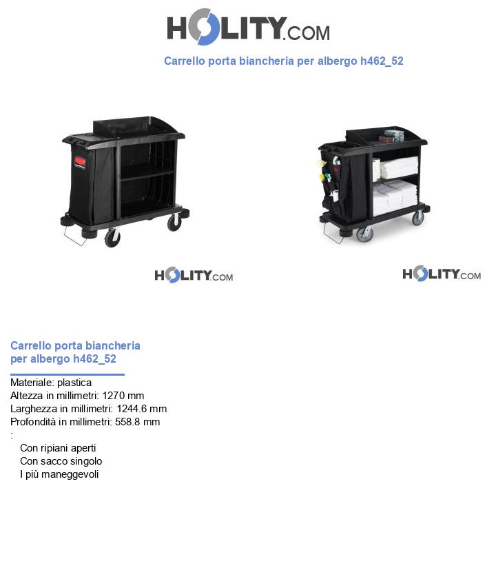 Carrello porta biancheria per albergo h462_52