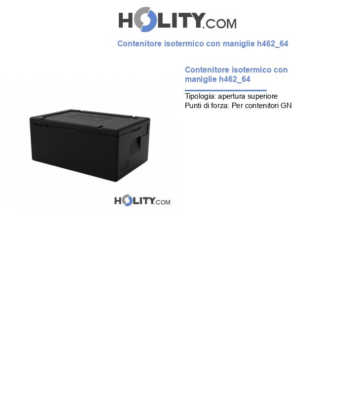 Contenitore isotermico con maniglie h462_64