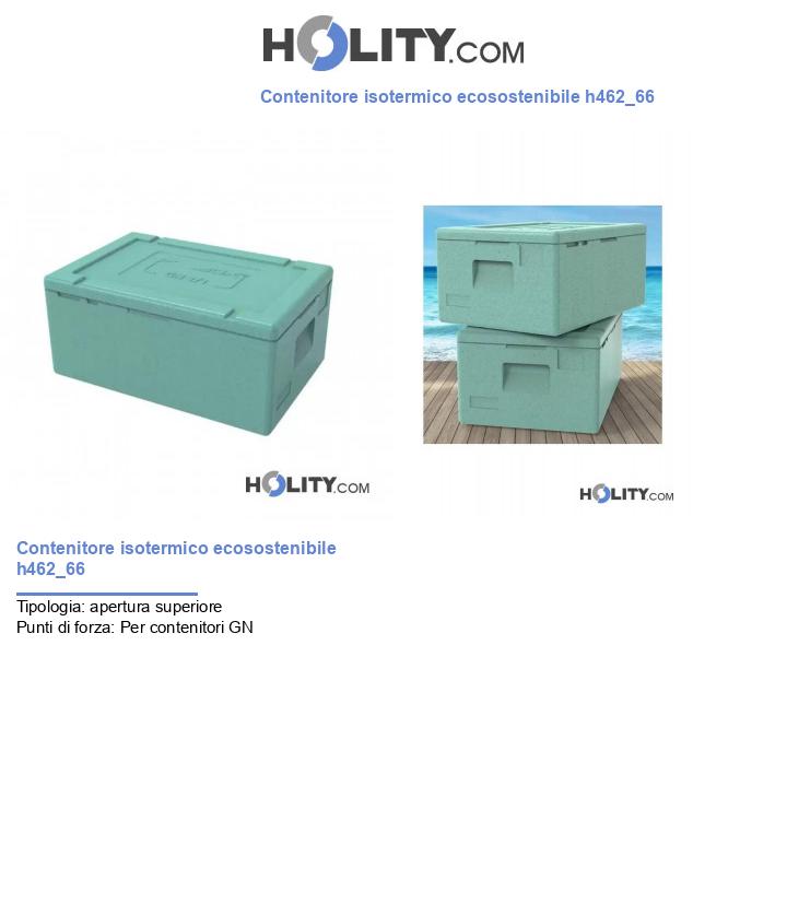 Contenitore isotermico ecosostenibile h462_66