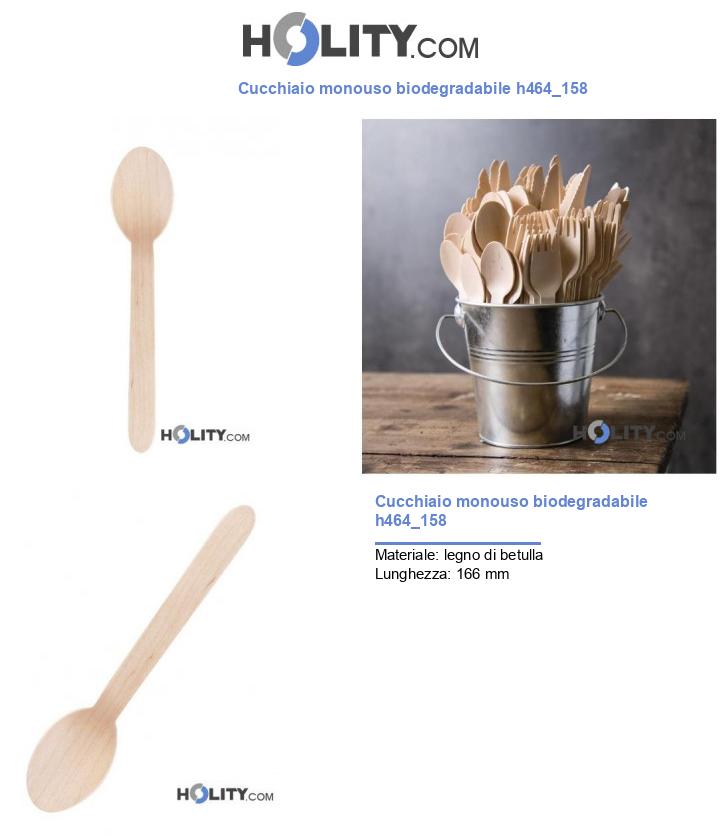 Cucchiaio monouso biodegradabile h464_158