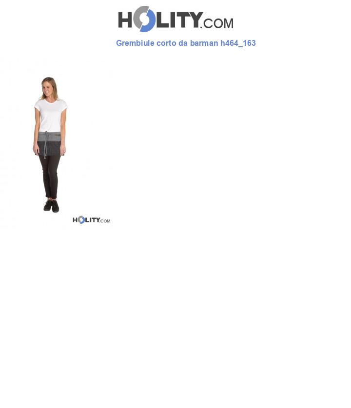 Grembiule corto da barman h464_163