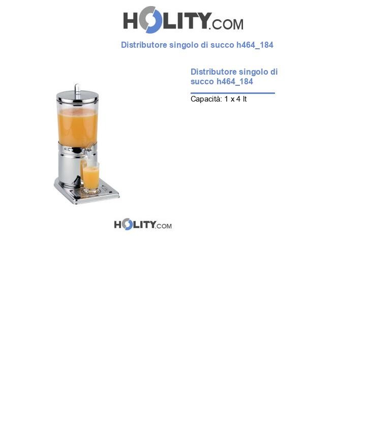Distributore singolo di succo h464_184